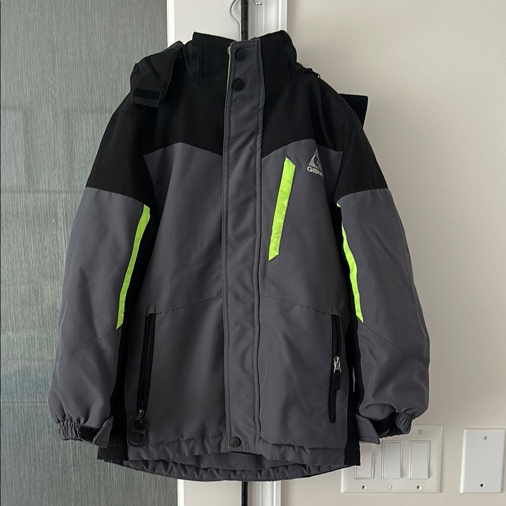 Gerry Weber Gray and Black Puffer Jacket Weather-Resistant